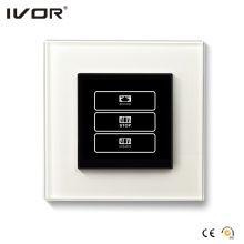 1 Gang Curtain Switch Glass Outline Frame (HR1000-GL-CT(AC1))